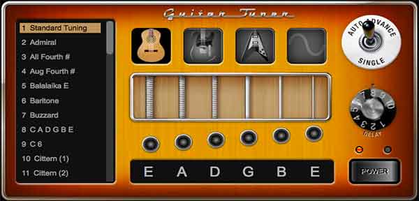 Launch guitar tuner